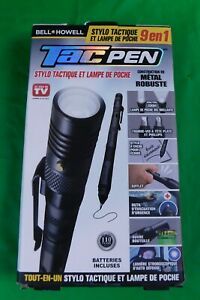 TAC PEN 9-in-1, Bell &amp; Howell Aluminum Casing, Military-grade Technical Pen