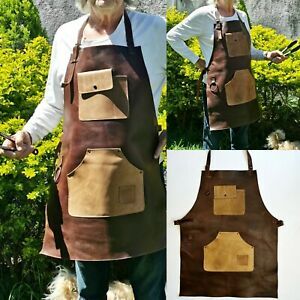 Leather  101 APRON for Butcher BBQ BBQ, Grill, Kitchen, Woodwork ,Barber,Welding