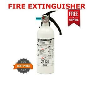 Fire Extinguisher Car, Home,Office,Marine, Safety Kidde 5-B:C 3-lb Disposable
