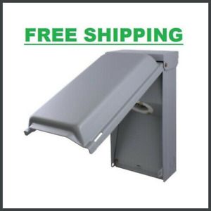 30-Amp Generator Power Inlet Box L14-30 Receptacles 120/240 Volts Outdoor Steel