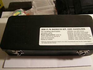 IBM CONDUCTIVE CONTAINER ESD HANDLING WRIST STRAP, CORD 6428316 - ENTIRE KIT