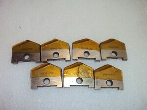 (7) Generic SBSB1750 Series B 130* Spade Drill 1-3/4&#034; Inserts *Bulk Regrinds*