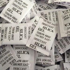 20 packs Silica Gel Sachets Desiccant Pouches 1g sachet