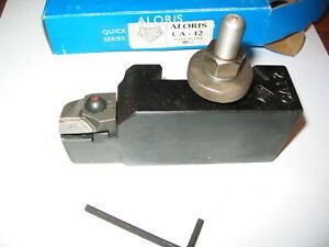 ALORIS CA-12 Carbide Insert Positive Triangular Facing Turning Tool Post Holder