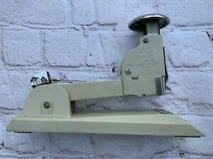 Vintage Antique Swingline No.13 Heavy Duty Speed Stapler Beige Retro Made USA