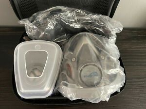 Half Mask Respirator 6000 Series Yinshome + Safety Glasses &amp; Case Reusable NEW