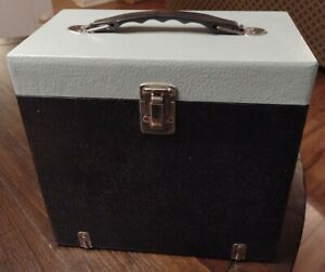 Vintage Carrying Case Wood w Blue/Black Wrap Latch Handle Purpose?: Please Read!