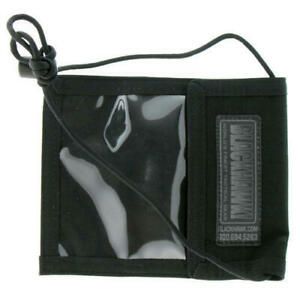 BlackHawk 90ID01BK Black Lightweight 6.5&#034;x5&#034; Neck Badge Pen I.D. Holder Cord