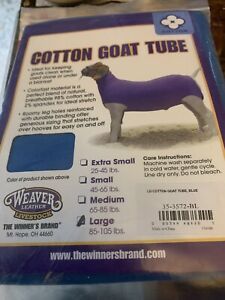 NEW SEALED Weaver Cotton Goat Tube Coat / Jacket Size Large ( 85 to 205 lbs)