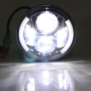 LED Headlight Halo Jeep Wrangler JK LJ TJ Motorcycle Modification