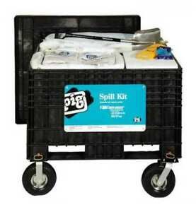 PIG KIT418-01 Spill Kit, Oil-Based Liquids, Black
