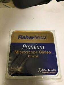 Fisher Scientific 12-544-3 Premium Frosted Microscope Slides (NEW)