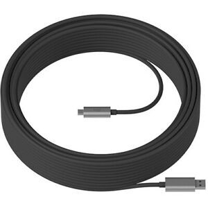 NEW Logitech VC 939-001802 Strong USB Cable Data Transfer 25M 3.1 939001802