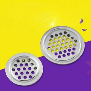 10pcs Stainless Steel Air Vent Hole Ventilation Louver Round Shaped Ventifi
