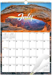 2021-2022 Calendar - 18 Monthly Wall Calendar 2021-2022, Jul 2021 - Dec 2022, 12