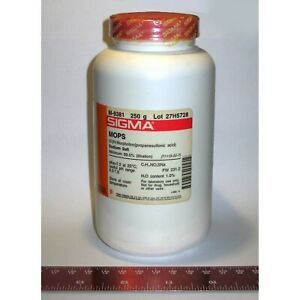 Sealed 250 gram Bottle of Sigma MOPS Sodium Salt