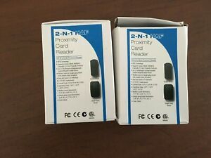 (qty 2) 2-N-1 HAF Proximity Card Reader, 125 kHz Multi-Protocol Reader