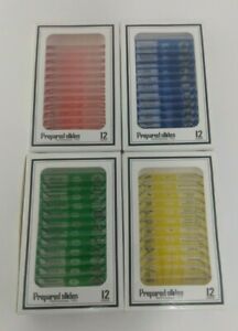 48 Pcs Plastic Prepared Microscope Slides of Animals Insects Plants