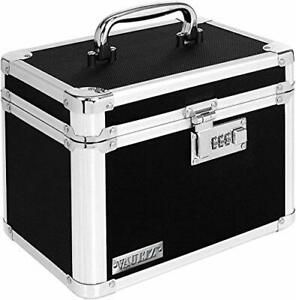 Vaultz Combination Lock Box, 7.75 x 7.25 x 10 Inches, Black (VZ00102-2) (Black)