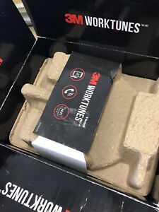 3M WorkTunes Connect+Comfortable Gel Filled Ear Pads Noise Reduction Bluetooth