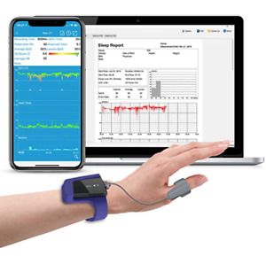 Wellue Wrist Pulse Oximeter/Sleep Tracking Overnight O2 Health Monitor