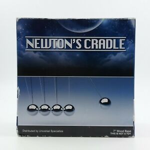 NIB Newton&#039;s Cradle - Demonstrate Newton&#039;s Laws with Swinging Balls Decoration