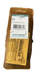 Greenlee 3/8&#034;-16 Caulk Anchor Set Screw Expander Concrete Masonry Tool - 870