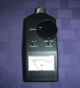 Radio Shack sound level meter 33-2050, in box, with carrying case and 9V battery