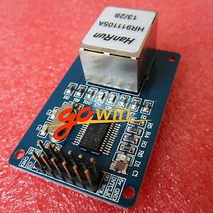 5PCS New ENC28J60 Ethernet LAN Network Module For Arduino SPI AVR PIC LPC STM32