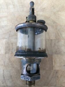 Michigan Lubricator Co. #483B Brass Cylinder Oiler Hit Miss Gas Engine Antique