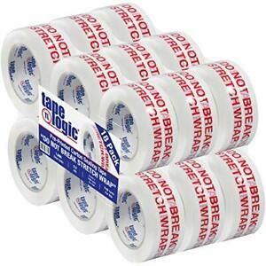 Tape Logic Pre-Printed Carton Sealing Tape&#034;Do Not Break Stretch Wrap&#034; 2&#034; x 11...