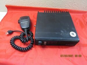 Motorola Max Trac 50 VHF Mobile Radio D43MJA7304BK w/Mic AARMN4025C Tested-Works