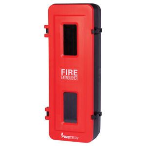 FireTech™ Tall Molded HDPE Extinguisher Cabinet, 32 5/8&#034;H x 12 3/16&#034;W x 10