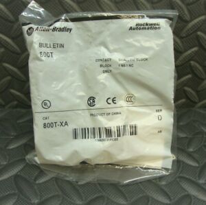 NEW Allen Bradley 800T-XA Shallow Block Contact 1 NO &amp; 1 NC  AB