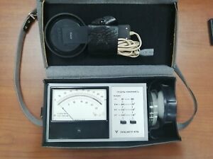 U116 Ю-116 Original Vintage Soviet Light meter Luxmeter in case USSR 87&#039;s