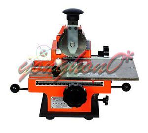 4mm Semi-automatic sheet embosser metal stamping printer marking machine label