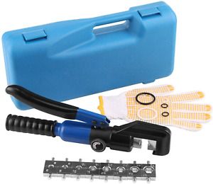 Lichamp Stainless Steel Cable Crimper Hex Lug Tool, Hydraulic Hand Crimping Tool