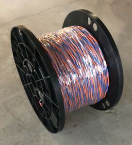 MCE 14AWG 300V. Twisted Orange &amp; Blue. 600 FT.