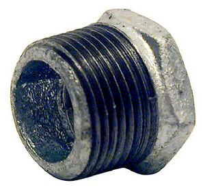 511-941HN Pipe Fittings, Galvanized Hex Bushing, 3/4 x 1/4-In. - Quantity 1