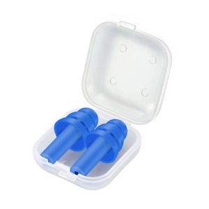 1Pair/3Pairs Spiral Waterproof Silicone Ear Plugs Anti Noise Snoring Earplugs