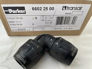 Parker 6602 25 00 Tube Fitting,90 Degree Elbow,For 25Mm