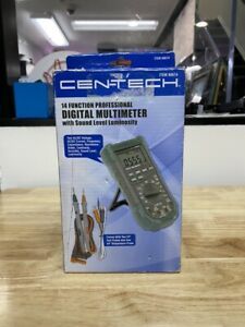 Cen-Tech 14 Function Digital Multimeter w/ Sound Level Luminosity (EZ2000543)