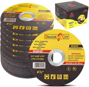 Outivity 25 Pack 4 1/2&#034; x.047&#034;x7/8&#034; 4.5 Inch Cut Wheels Die Grinder Cut Off whee