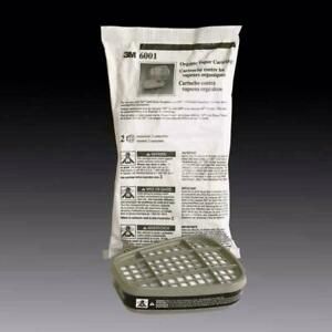 3M 6001 Organic Vapor Cartridge, 2/PK