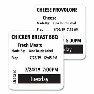 Seiko Labels for Smart Label Printers, 2&#034; x 2&#034;, Black, 500 Labels (SKPSLPFPL)