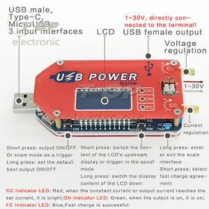 15W USB adjustable power module mobile boost line diesel fan speed control L2KE