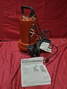 Liberty Pumps LE71A2 Submersible Sewage Pump, 3/4 HP With Piggyback Float Switch
