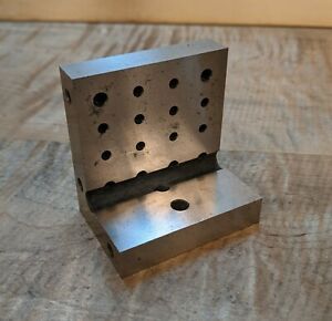 Vintage Tapped Machinist Angle Set-up Plate
