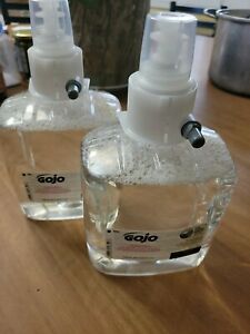 2 bottles GOJO 1911 Clear &amp; Mild Foam Handwash Refills 1200 ml each 08/2024