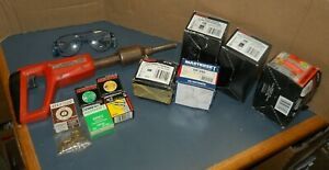 REMINGTON 490 POWER DRIVER POWDER ACTUATED FASTENING TOOL &amp; ACCESSORIES LOT